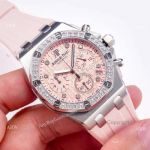 Audemars Piguet Replica Watch Royal Oak Offshore Watch Diamond Bezel Pink Dial